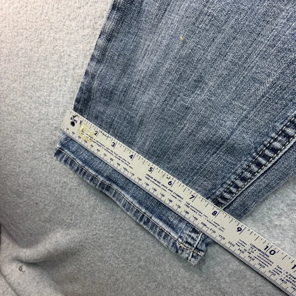 Vigoss New York Boot Jeans Womens 7 Blue Medium Wash Low Rise‎ Bootcut P5038KL